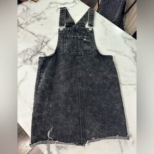 Wild fable black Jean overall skirt